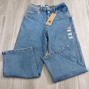 Levi’s mile high cropped wide leg